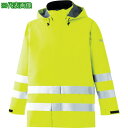 ■ミドリ安全 雨衣 レインベルデN 高視認仕様 上衣 蛍光イエロー 3L RAINVERDE-N-UE-Y-3L ミドリ安全(株)【8357362:0】