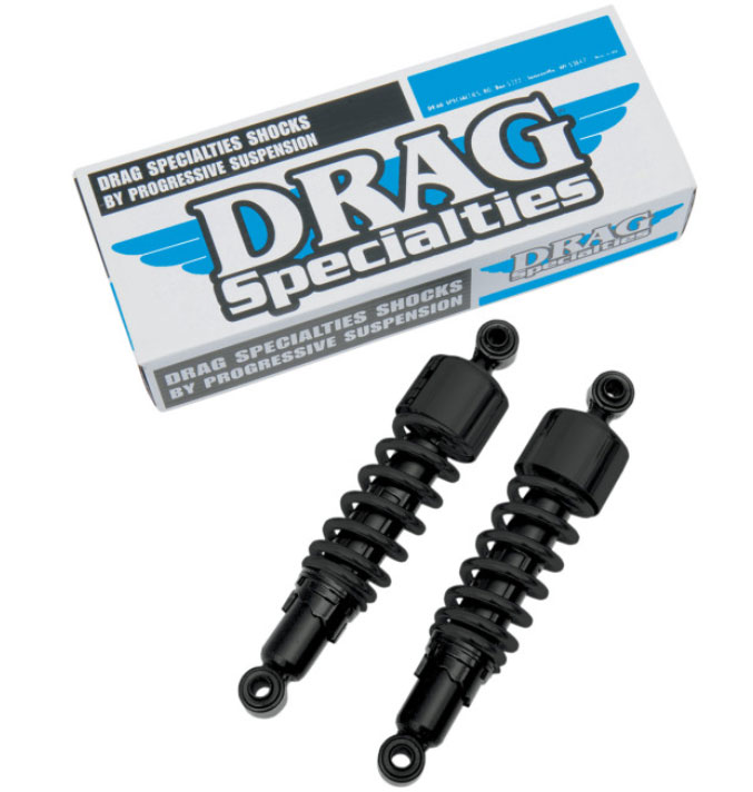 【Drag Specialties】ローダウンサスペンション　11.0インチ　ブラック...:hd-parts:10051846