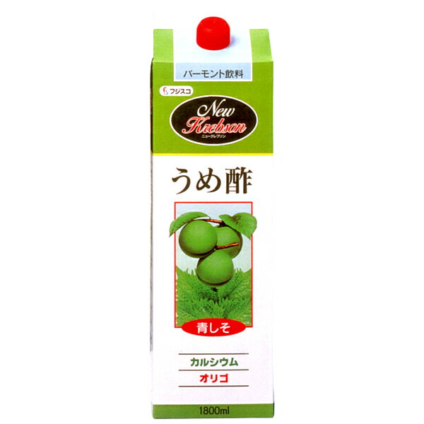 【送料無料】 フジスコ・うめ酢バーモント飲料（5倍希釈） 1800ml
