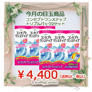 [目玉商品　送料無料]AMOコンセプトワンステップトリプルパック2セット（1セット：300ml×3本　ケースは1セットに1個付き）《激安》