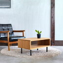 【月間優良ショップ】ローテーブル アイアン×オーク材 幅70cm 木製 無垢材 収納 日本製 センターテーブル リビングテーブル送料無料