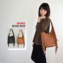 ★全品クーポンで15%OFF★【ROSEBUD】LEATHER FRINGE SHOULDER BAG【HEART MARKET・ハートマーケット】