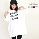 \店内3,900円(税別)以上のお買い物で送料無料中/ロゴプリントBIGチュニックレディー