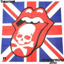 【Theater8. casted by mastermind JAPAN The Rolling Stones シアターエイト. マスターマインド ジャパン ローリングストーンズ ストール SKULL スカル 8LR-ZST01】