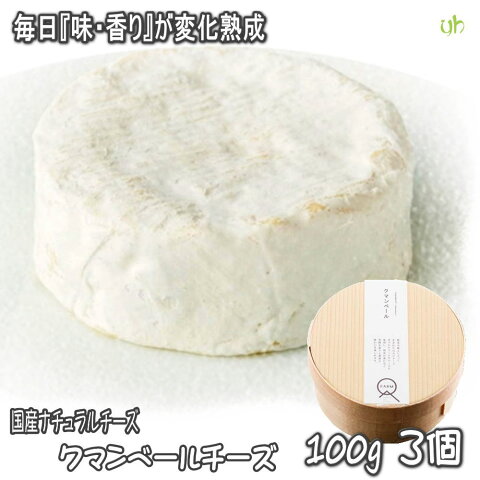 【3個】熊本県産生乳100％使用!!毎日味が変化する熟成するチーズ♪クマンベール150g