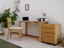 【シンプルデザインのコンパクトデスク・ワゴンセット】 デスク パソコンデスク PCデスク ワーキングデスク ワゴン サイドワゴン 120幅 W120 セール SALE バーゲン ナチュラル モダン 北欧 木製 無垢★スカッシュ 120 デスク・ワゴンセット(LBR)(NA) 送料無料 %OFF