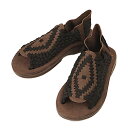 Chubasco チュバスコ S804 Men's Aztec アズテック Black x Tabacco メンズ サンダル