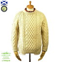 STRATHTAY By INVERALLAN【ストラステイ バイ インバーアラン】1A Crew Neck Sweater クルーネック セーター Natural スコットランド製 2016年 秋冬入荷商品