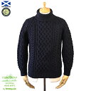 STRATHTAY By INVERALLAN ストラステイ バイ インバーアラン 1A ROLL NECK SWEATER ロールネック セーター NAVY スコットランド製 2016年 秋冬入荷商品