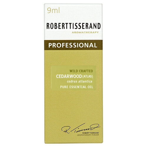 ロバートティスランドピュアエッセンシャルオイルシダーウッド(アトラス) 9mlROBERTTISSERANDWILD CRAFTED精油　PROFESSIONAL温かみのある甘いウッディーな香り