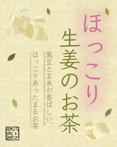 送料無料 敬老の日 ギフト しょうが茶 お買い得 3.5g 20個入×2袋で10％オフ ティーパック 冷え症 代謝アップ 中性脂肪 痩せる リバウンド 体温 ダイエット 体型維持 国産 生姜 高知 徳島県産 黒豆 丹波種 北海道産 玄米 三重県産 お茶 ノンカフェイン ノンカロリー