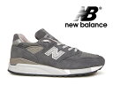 【国内正規品】 ニューバランス M998 CH チャコール
