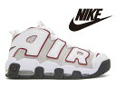 NIKE ナイキ AIR MORE UPTEMPO '96 WHITE/TEAM RED-SUMMIT WHITE 
