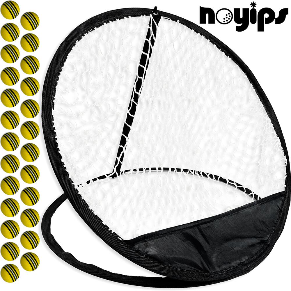 noyips <strong>ゴルフ</strong> アプローチ 練習 チッピング ネット ボール 25個 セット シンプル 折り畳み 収納バッグ hibikurasu GOLF