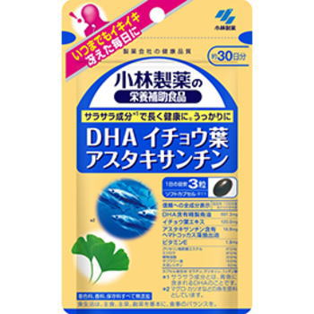 小林製薬　DHA イチョウ葉 アスタキサンチン　90粒×6個セット【送料無料】【RCP】