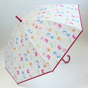 ビニール傘 スヌーピー全面プリント パーツ赤