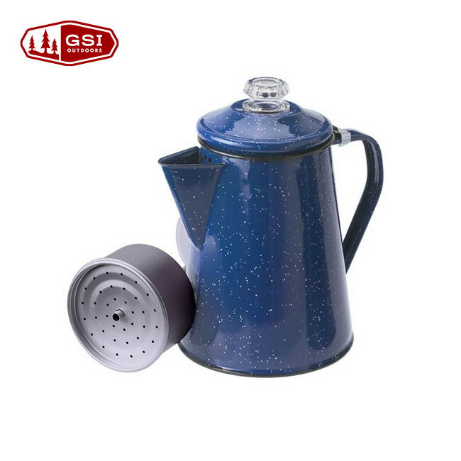 GSI ホウロウ コーヒーパーコレーター 8カップ