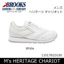 【QUOカード1000円分プレゼント対象品】ブルックス BROOKS スニーカー メンズ M's HERITAGE CHARIOT ヘリテージ チャリオット White 1101781D 日本正規品【靴】