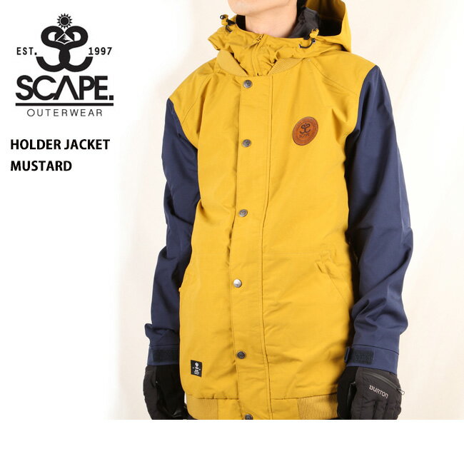 即日発送 2017 【エスケープ/SCAPE】 HOLDER JACKET MUSTARD…...:highball:10134387