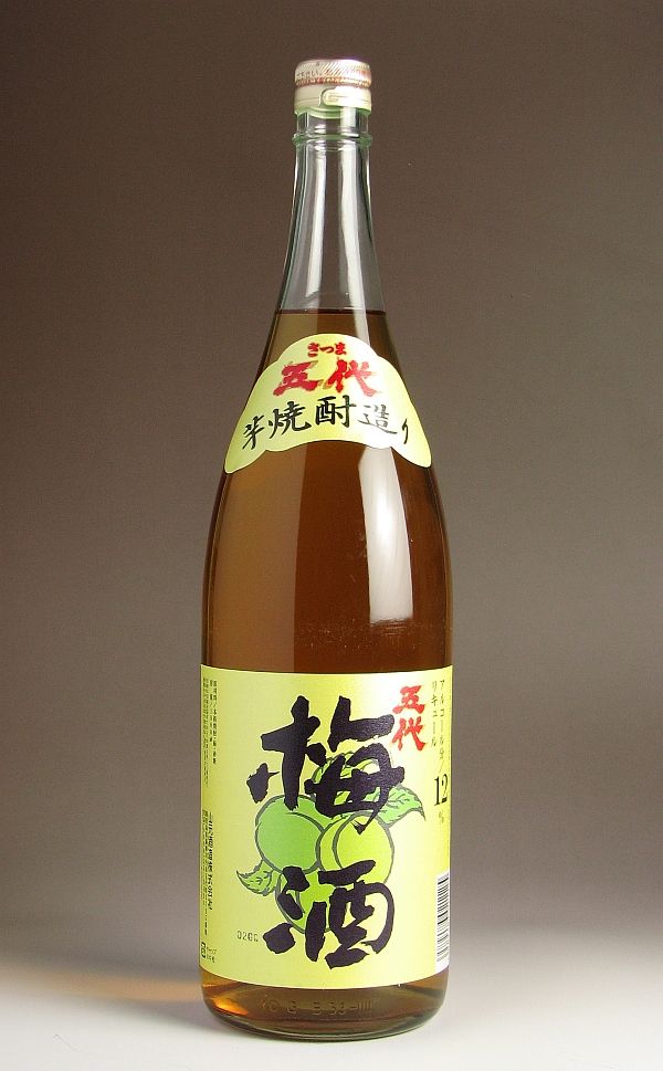 五代梅酒12度1800ml 【山元酒造】