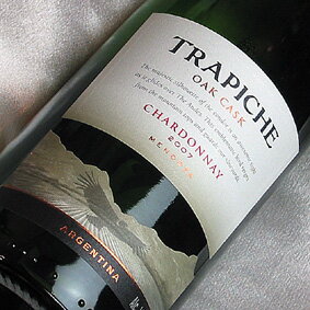 トラピチェ　シャルドネ　オークカスクTrapiche Chardonnay Oak Caskアルゼンチン/白ワイン/辛口/750ml