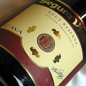 セグラ・ヴューダス　ブルート・レセルヴァ　ダブルマグナムSegura Viudas Brut Reserva スペインワイン/カヴァ/スパークリングワイン/辛口/3000mlバルセロナオリンピックでは公式カヴァ　