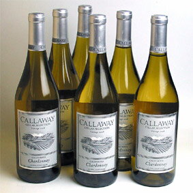 【送料無料】キャロウェイ　セラー・セレクション　シャルドネ 　6本セット Callaway Cellar Selection Chardonnay [2008] アメリカワイン/白ワイン/辛口/750ml×6