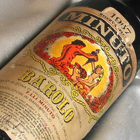 [1967]（昭和42年）　ミヌート バローロ　リゼルヴァ Barolo Riserva [1967]（750ml　ピエモンテ　赤 ワイン）生まれ年[1967]のプレゼントに最適！　ピエモンテ　赤ワイン　最速出荷可能　+800円で木箱入りラッピング　
