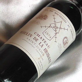 [1974]（昭和49年）シャトー　ムーラン　ド・ラ・ブリダーヌ '74　Moulin de La Bridane [1974]（750ml　赤 ワイン）生まれ年・お誕生日に