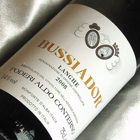 [2008]アルド・コンテルノ　ブッシアドール　ランゲ・シャルドネ '08　Bussi a Dor Langhe Chardonnay [2008] イタリアワイン/ピエモンテ/白ワイン/辛口/750ml