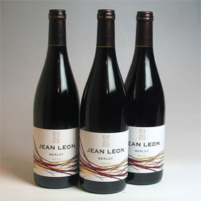 【送料無料】ジャン・レオン　メルロー 　3本セット　Jean Leon Melrot スペインワイン/赤ワイン/ミディアムボディ/750ml×3