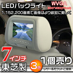 ヘッドレストモニター7インチ