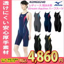 【クーポン利用で更に値引!】ミズノ MIZUNO 競泳用水着 レディース ハーフスーツ Str