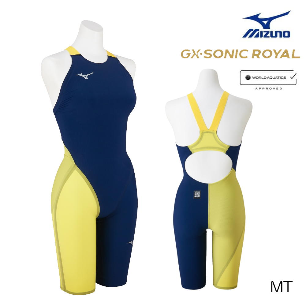 【予約1月23日頃出荷予定 初回予約特典つき】ミズノ 競泳水着 レディース GX SONIC ROYAL MT WA承認モデル ハーフスーツ 布帛素材 競泳全種目 短距離〜中・長距離 選手向き fina マーク あり N2MGD202