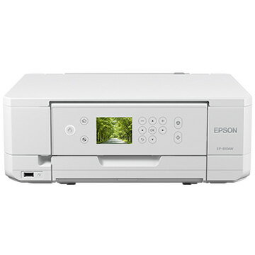 【エントリーで+P5倍(19日20:00-23日9:59まで)】エプソン A4IJプリンター/多機能/Wi-Fi/2.7型液晶/ホワイト EP-810AW