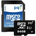 PQI microSDXCカード 64GB Cla