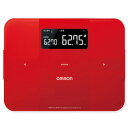 OMRON 体重体組成計 カラダスキャン レッド HBF-255T-R