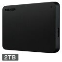TOSHIBA 外付け ポータブルハードディスク 2TB ブラック(ひかりTVショッピング限定モデル) HDAD20AK3-FP