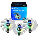 SAPPHIRE 交換用ファン SAPPHIRE GEAR ARGB FAN (3 IN 1) FOR NITRO+ RX 5700 SERIES LITE 4N004-03-20G