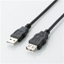 エレコム エコUSB2.0延長ケーブル/A-Aメスタイプ/エコ/5m/ブラック U2C-JE50BK
