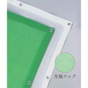 ラッセルメッシュシート 防炎加工あり(グリーン) 1.8×5.1m 10枚セット引越用品/引越し資材/梱包用品/梱包資材/養生用品/業務用