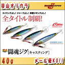ダミキジャパン 闘魂ジグ キャスティング 40g 谷山オリジナルカラーDAMIKI JAPAN TOKON JIG Casting 40g Original Colors釣り具 フィッシング ソルトルアー メタルジグ キャスティング ショアジギング 青物 カンパチ ヒラメ 【メール