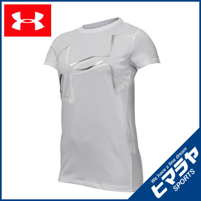 【沖縄県内（離島含）3，240円以上購入で送料無料】アンダーアーマー UNDER ARMOUR Tシャツ 半袖 レディース エクスプローデッドロゴクルーTシャツ トレーニング Tシャツ WOMEN 1308973-100 2017FWCL