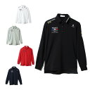 【沖縄県内(離島含)3,300円以上送料無料】ルコックスポルティフ le coq sportif ゴルフウェア ポロシャツ 長袖 メンズ ストレッチ鹿の子長袖ポロ QGMUJB05