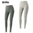 アンドライフ &life ロングタイツ レディース Fロングタイツ W AL451107F03