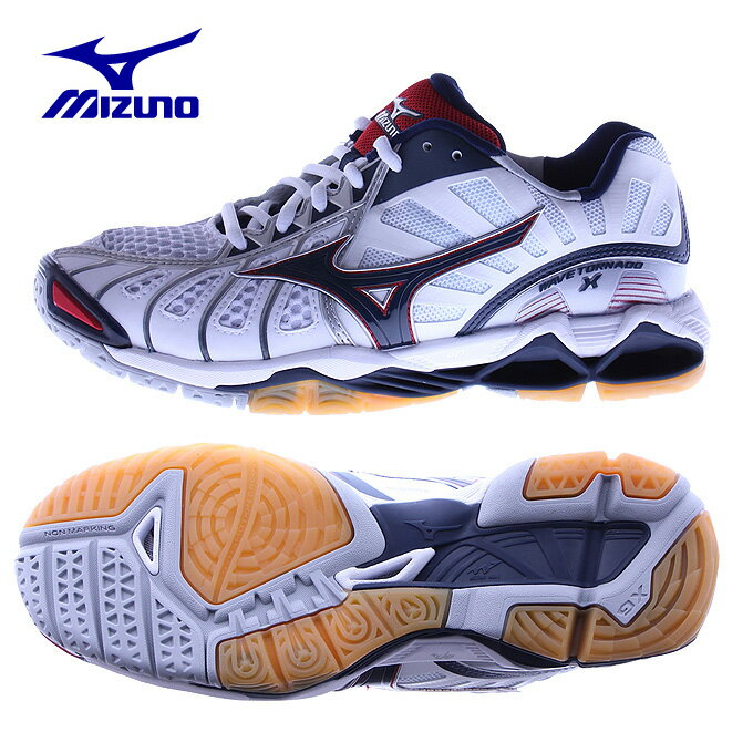 ミズノ(MIZUNO) バレーシューズ(メンズ・レディース) ウエーブトルネードX V1GA161215 ミズノ(MIZUNO) バレーシューズ(メンズ・レディース) ウエーブトルネードX V1GA161215