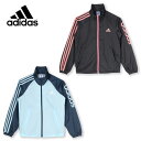 【クリアランス】 アディダス adidasエッセンシャルズ ウインドブレーカー ジャケット 裏起毛 ジュニアBVA27