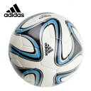 アディダス adidasサッカーボール4号球 小学校用 ジュニアブラズーカ 軽量 手縫いAF4820WBL