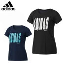 アディダス adidas Tシャツ 半袖 レディース HM LIM キャピタルロゴTシャツ W DKK19