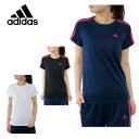 アディダス Tシャツ 半袖 レディース ベーシック3STシャ...